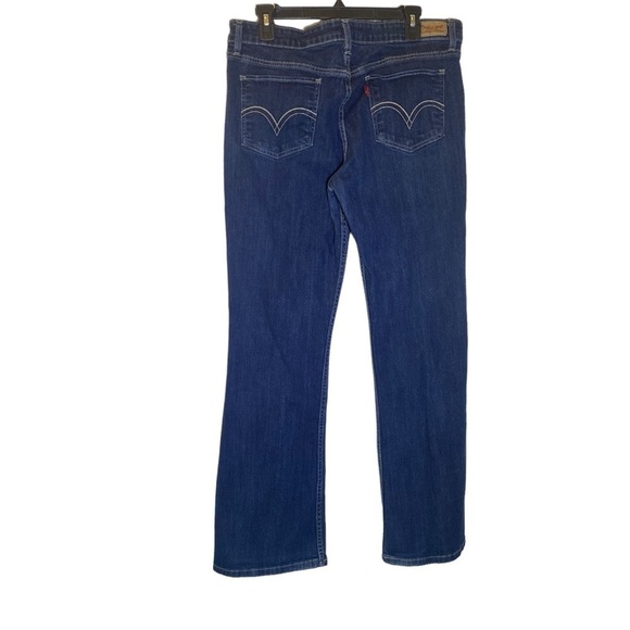 LEVI'S 518  Superlow Bootcut women's size 15M medium wash denim jeans - Picture 4 of 12